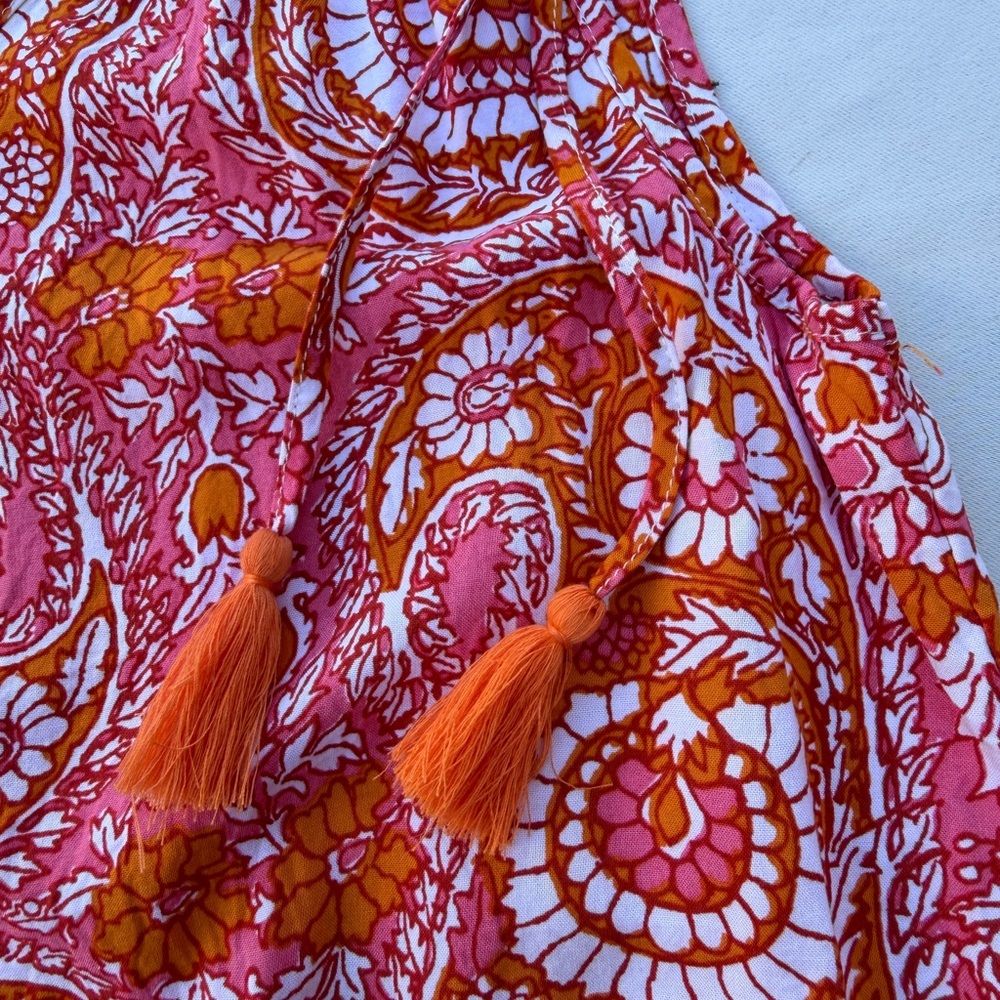 Grand & Greene Boho Paisley Tassel Tank Top Size M | Anthropologie Inspired - Picture 7 of 9